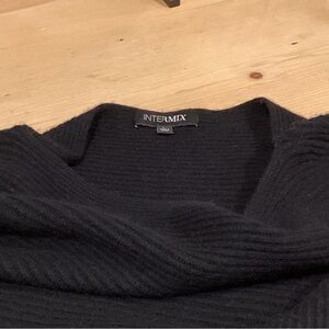 Intermix Jacqueline Off The Shoulder Sweater Women Black Size Large